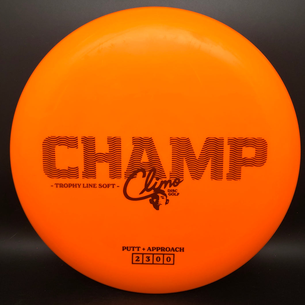 Climo Disc Golf Trophy Line Soft Champ stock