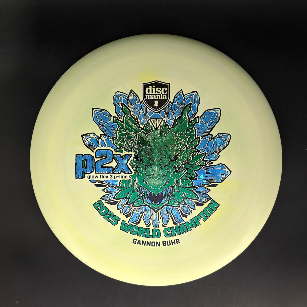 Discmania Glow Flex 3 P-Line P2x  BUHR 2025 Worlds