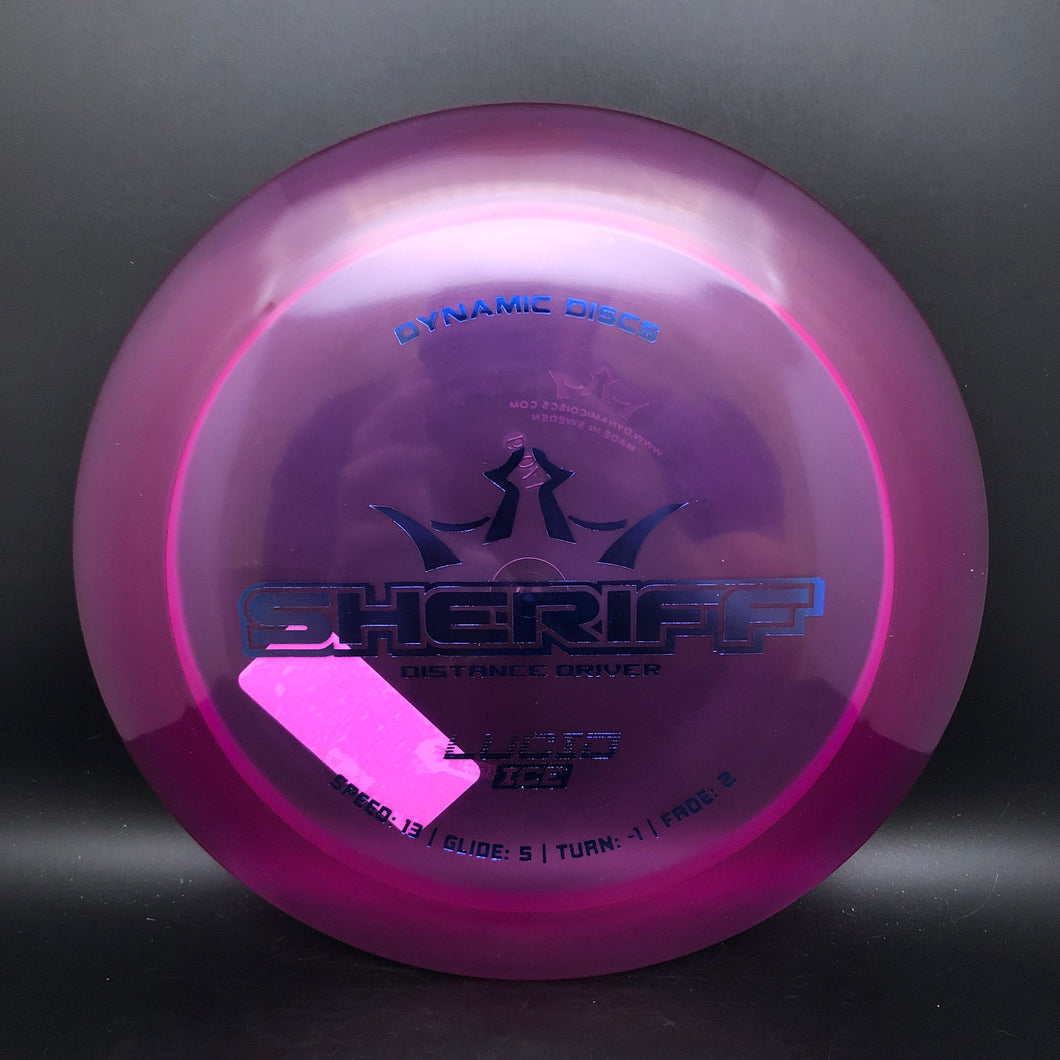 Dynamic Discs Lucid Ice Sheriff - stock