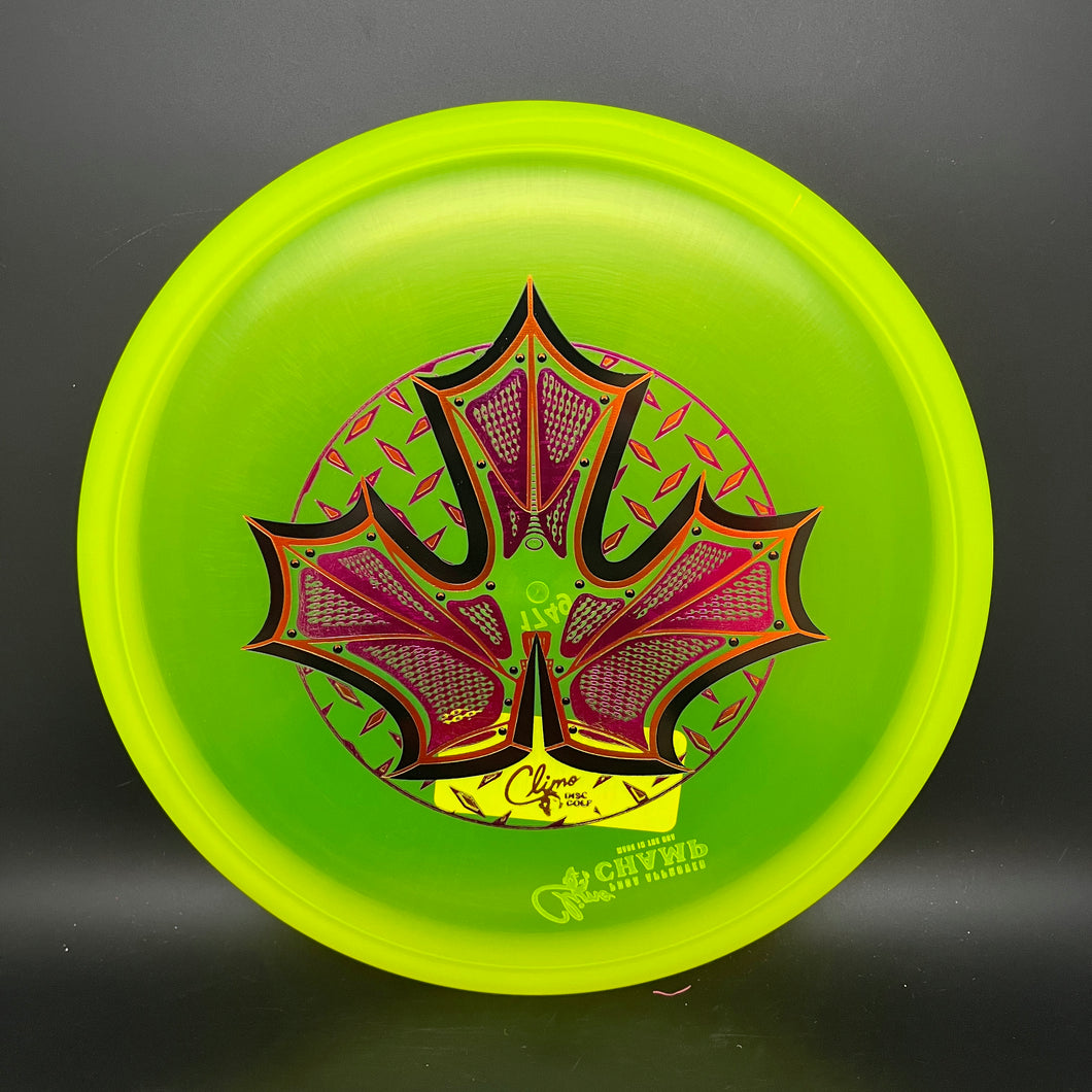 Climo Disc Golf Victory Line Champ Iron Leaf