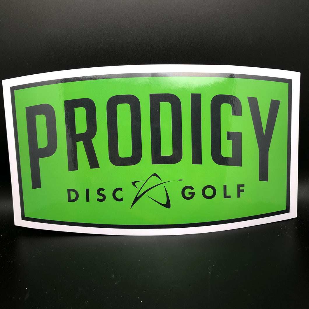 PRODIGY DISC GOLF STICKER - large format